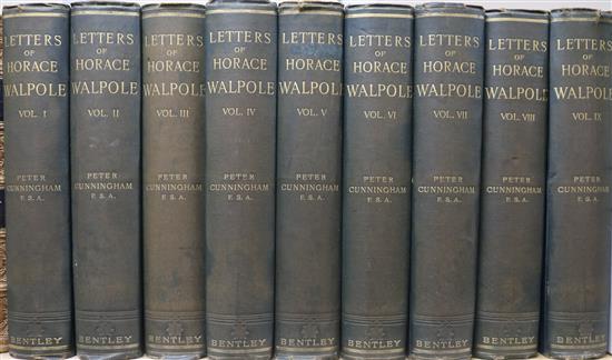 Walpole, Horace - The Letters of Edited by Peter Cunningham,